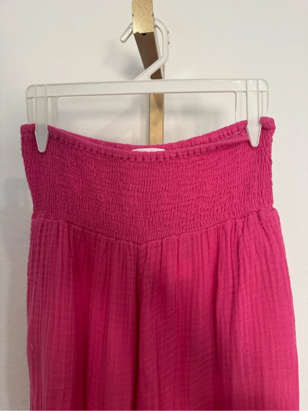 Felicite | Gauze Tie Top & Smocked Gauze Pants Set